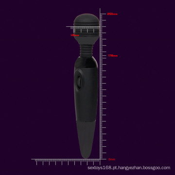 Massager impermeável da cabeça de borracha do avoirdupois para mulheres Injo-AV015